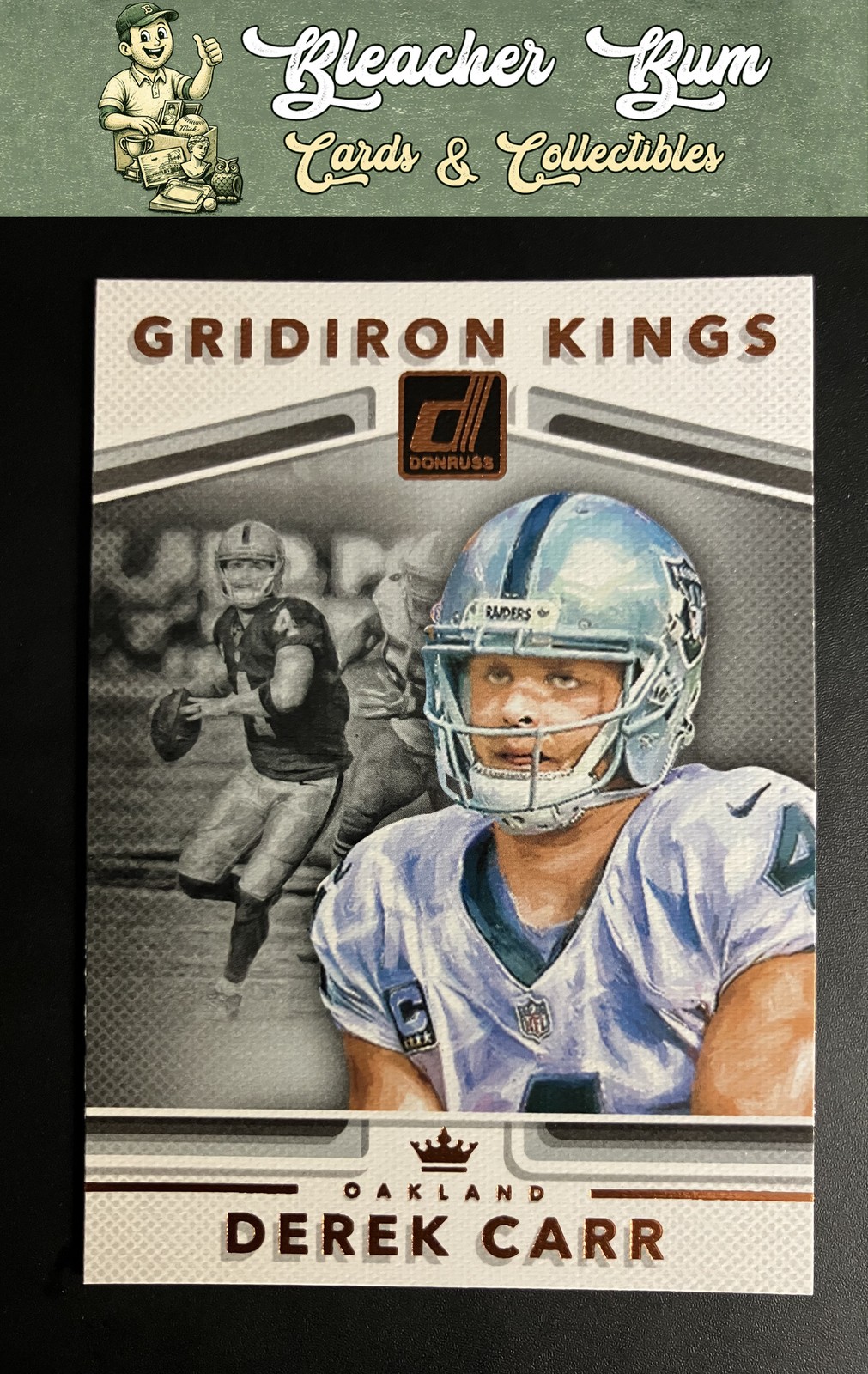 2017 Donruss 7 Derek Carr Gridiron Kings