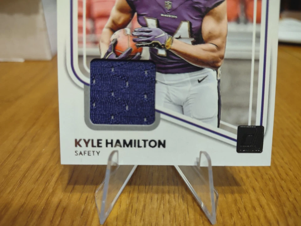 Kyle Hamilton Rookie Phenom Jerseys 2022 Panini Donruss #RPJ-37 Orange (MEM, RC) - Image 3 of 4