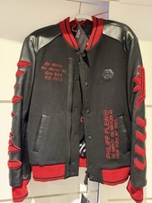 Philipp Plein Mens Leather Jacket/ Bomber (OR...