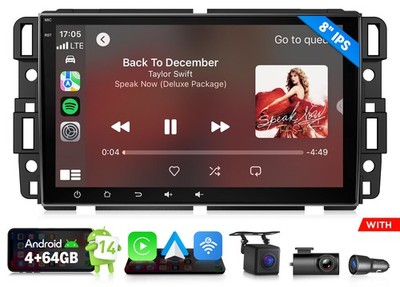 For Chevrolet Avalanche Android Auto Head Unit Wireless CarPlay DSP Audio System