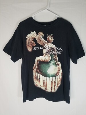 Sonata Arctica Shirt Stones Grow Her Name Finnish Power Metal Band Adult  Large