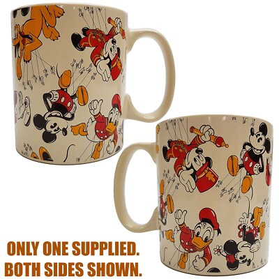 Macy's Thanksgiving Day Parade Mickey Mouse Creme Becher Tasse Ballons Pluto Goofy