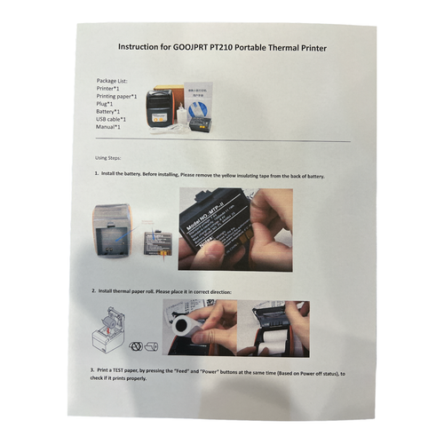 Portable Bluetooth 58mm Handheld Pocket iOS /Android POS Thermal Receipt Printer - Picture 8 of 19