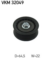 SKF VKM 32049 UMLENK-/FÜHRUNGSROLLE, Keilrippenriemen Links Mitte Links Mitte RE