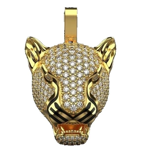 Collares y Colgantes Bañado en Plata diamante para hombres