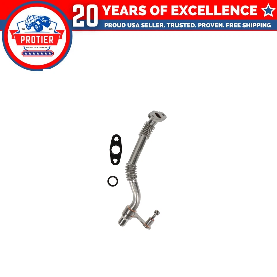 Línea de retorno de aceite del turbocompresor izquierdo para BMW 550i 550i GT 550i GT xDrive 550i Foto 3 de 3