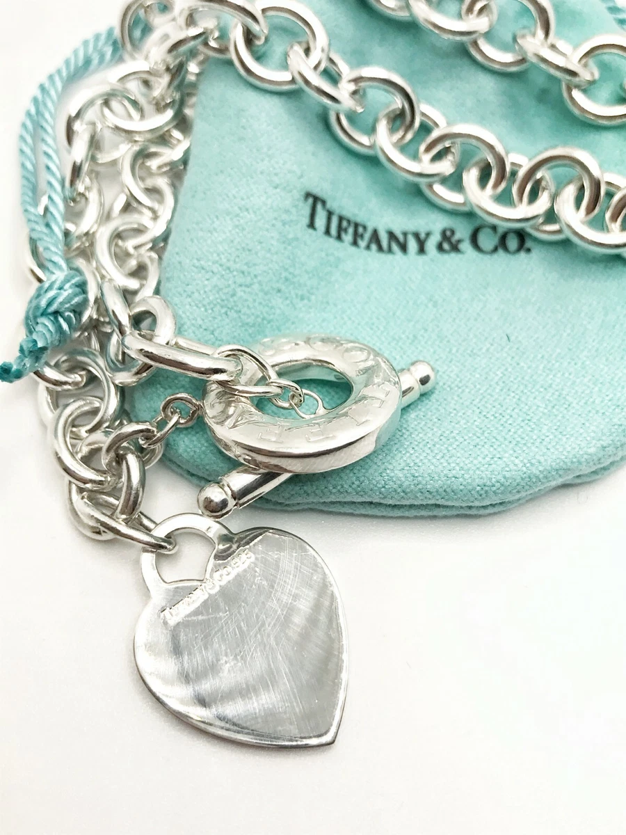 Tiffany & Co. | Jewelry | Return To Tiffany Heart Tag Toggle Necklace 6  Sterling Silver | Poshmark