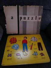 Vintage A Puzzle by Creative playthings - Winter Sports Retro 1-1 on Ebay. 