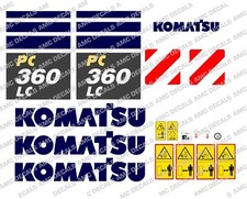 KOMATSU PC360LC -10 DIGGER DECAL STICKER SET