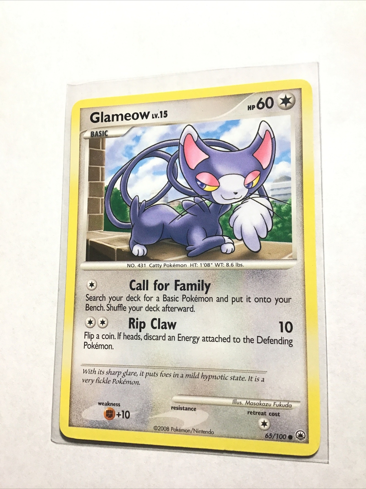 GLAMEOW - 65/100 - Majestic Dawn - Pokemon Card - PL