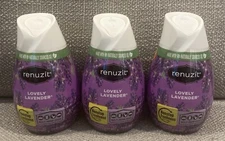 Renuzit Gel Solid Air Freshener Lovely Lavender Scent Nonstop Freshness Lot Of 3