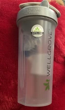 Protein Shaker Bottle with Blender Ball Gym Free BPA FREE 28 Fl Oz