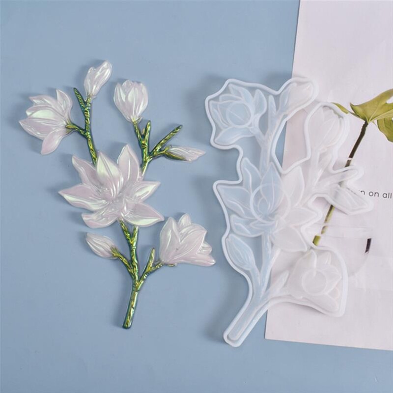 Epoxy Resin Mold Handmade Flower Ornaments Casting Silicone Mould DIY