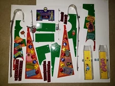 Lot of Plastics Stern Pinball THE SIMPSONS KOOKY CARNIVAL Arcade Game