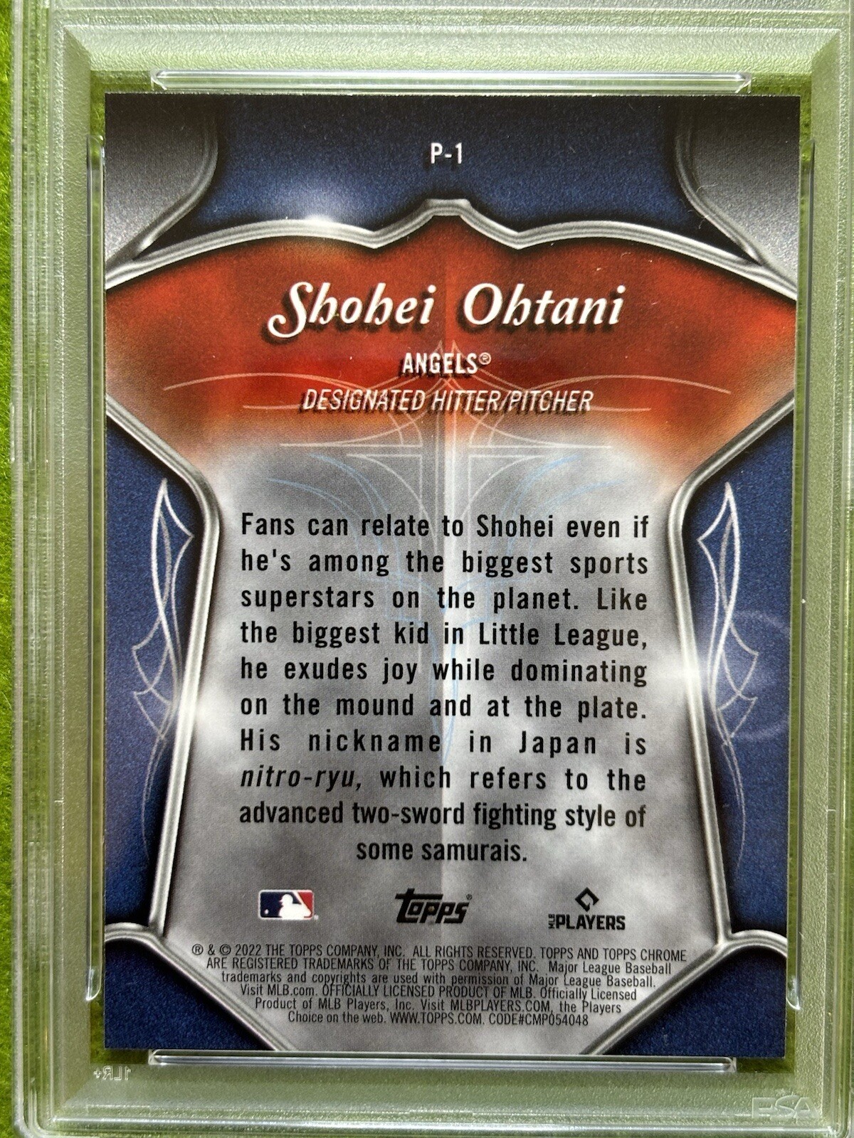 Shohei Ohtani PSA 10 WHITE SPARKLE PRIZM REFRACTOR GRADED CARD 2022 Topps Chrome view 20
