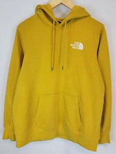 The North Face Never Stop Exploring Hoodie Women's Sz L Yellow Pocket Drawstring