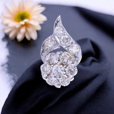 Stunning 0.30 Cts Round Brilliant Cut Natural Diamonds Nose Stud 18K Yellow Gold