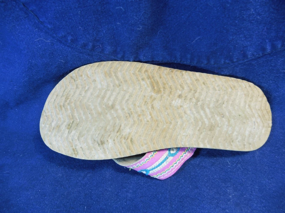 PAIRE DE TONG ENFANT MOTIF BERBERE LONGUEUR PIED 20CM - Photo 4/4