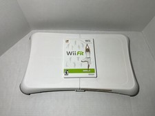 Wii Fit Game And Wii Fit Board Used
