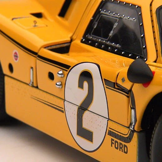 Exoto Ford GT40 Race Car1 18Le Mans Racer Custom Built Metal Body Model - Image 4 of 4