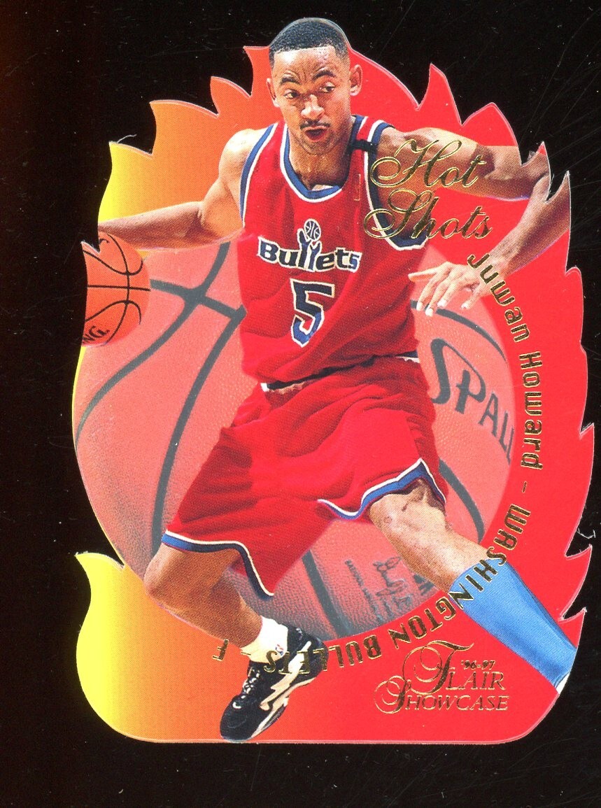 1996-97 Flair Showcase Hot Shots Die-Cut #10 Juwan Howard Bullets