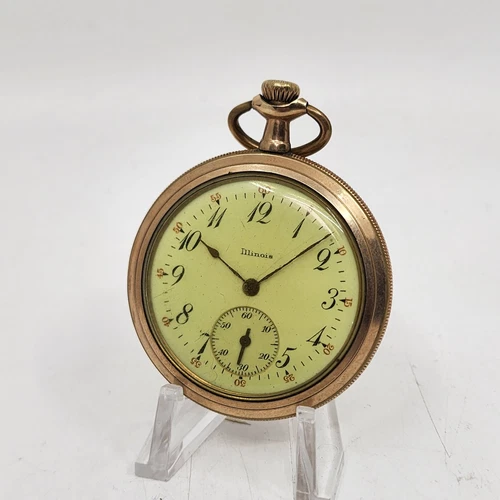 Antique 1912 Illinois Grade 273 12s 17j Pocket Watch