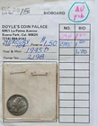 US 1945-D Mercury Winged Liberty Head Silver Dime, 90% Silver & Full Split Band