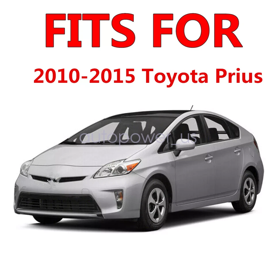 Para Toyota Prius 2010 -15 limpador de para-brisa dianteiro capô lateral extensão tampa acabamento - Imagem 2 de 4