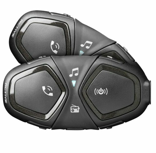 HEADSET MICROFONO AURICOLARE Bluetooth Impermeabile Per Casco Moto Mp3