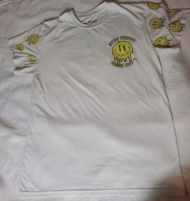 Weekend Warrior Stay Trippy Since Day 1 smiley Face Shirt Medium