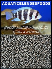 ABF FLOATING CICHLID PELLETS 3.5,KRILL SPIRULINA,Oscar,"HEAT SEALED",ABF197C