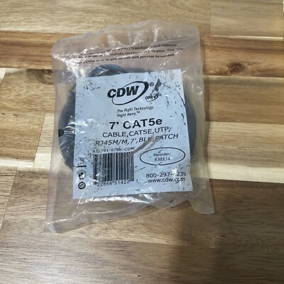 Belkin Cat 5e RJ45 Patch Cable Black A3L78107BKCDW