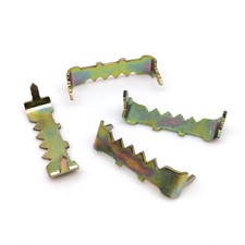 25/100pcs SawTooth Picture Photo Wood Frame Corner Edge Fix Hanger Hook 1 Inch
