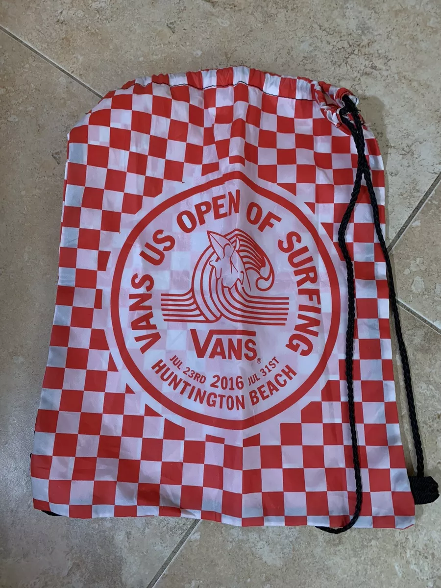 NOS Pair of Vans Us Open of Surfing 2016 Cinch Draw String