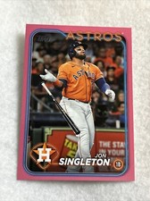 2024 Topps Update Pink Jon Singleton Pink Card 36/50
