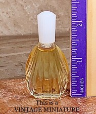 Vintage GLORIOUS Perfume EDT Gloria Vanderbilt 3.7mL MINIATURE Cosmair NOS