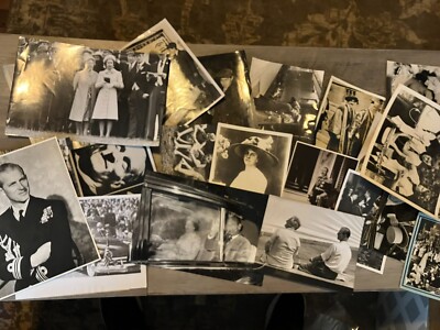 Lot of Royal Press Photos Queen King Prince Princess