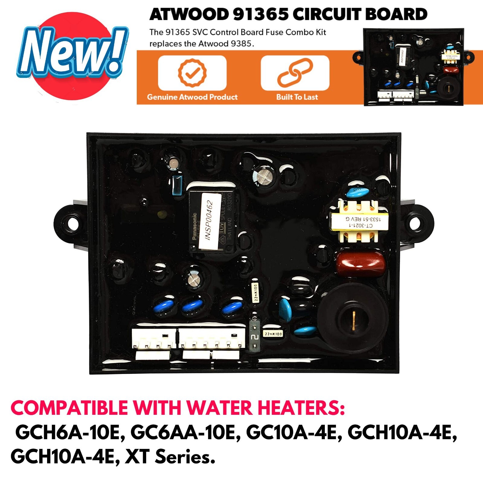 Circuit Board Kit for Travel Trailer Atwood RV Water Heater GC6AA-10E  GC10A-4E | eBay