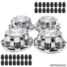 4Pcs 8 Lug Wheel Hub Center Caps Fit For Silverado Avalanche Sierra 1500 2500