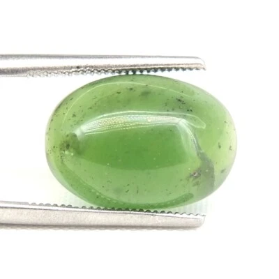 SHOLA Echt 6,40 Ct Natürlicher Grün Serpentin Edelsteinqualität aus Pakistan - Bild 1 von 4