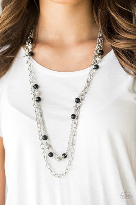 Paparazzi. Jewelry ''Classical Cadence'' Black Necklace