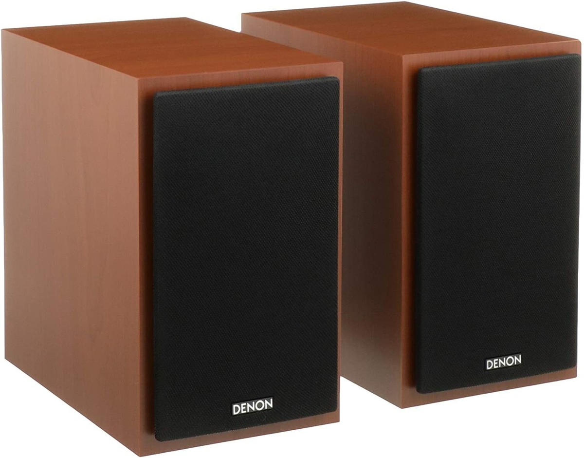 DENON SC-M41 チェリー Denon SC-M41 CWEM Cherry Bookshelf Speaker M Series Pair Soft Dome