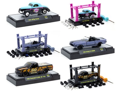 ミニカー M2MACHINES MODEL KIT RELEASE 78, 3 PIECE CAR SET 1/64 DIECAST MODELS M2