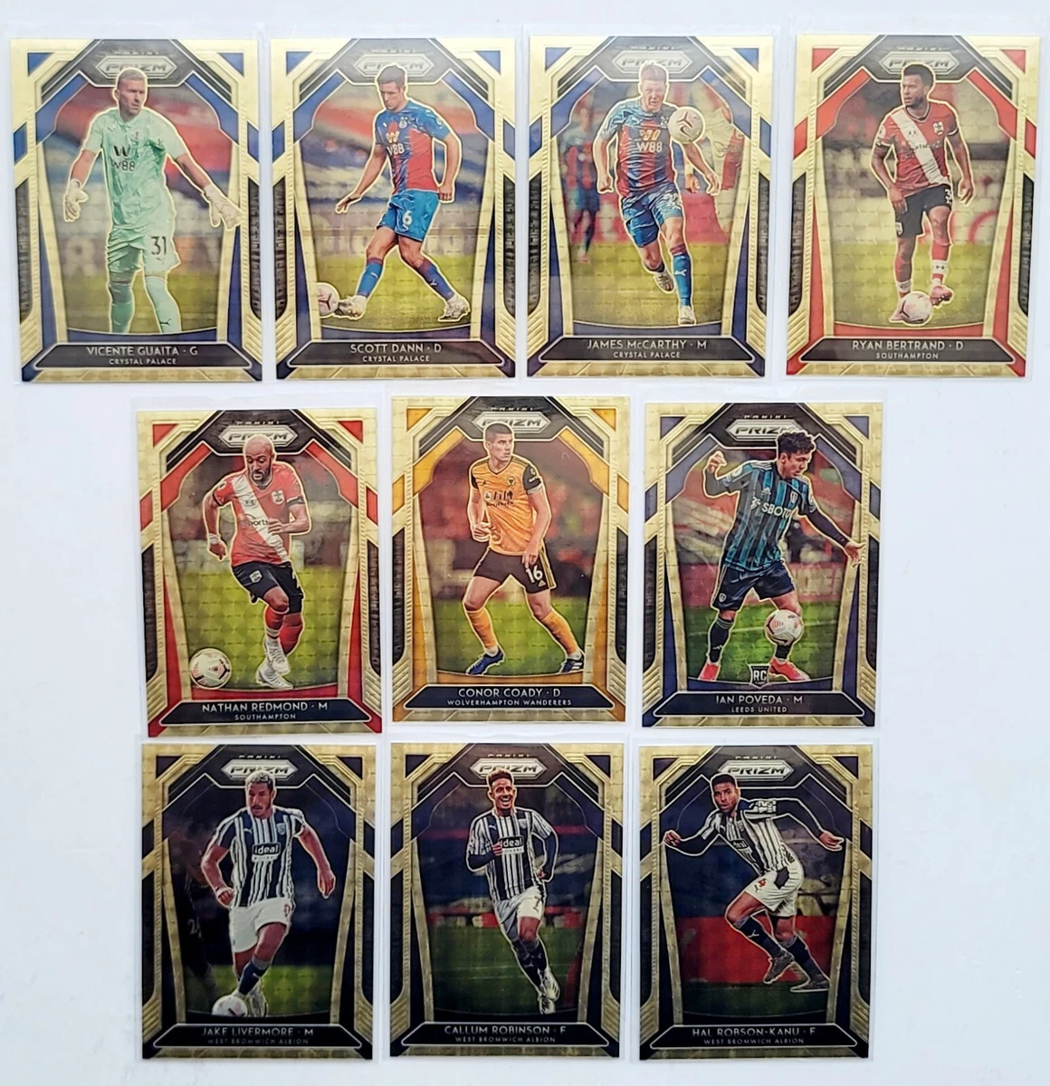 Las mejores ofertas en 2020-21 Panini Prizm Premier League Vicente