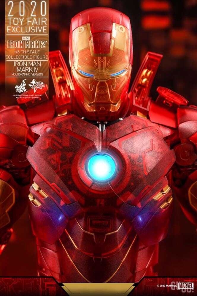 Hot Toys Iron Man 2 Iron Man Mark IV (Holographic Version) 1/6  