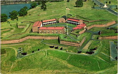 #ad #ad MARYLAND Baltimore Aerial View Fort McHenry Navy Photo MD Vintage Postcard $4.95