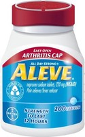 4 Pack Aleve Tablets With Easy Open Arthritis Cap, 200 Count Each on sale 4 Pack Aleve Tablets With Easy Open Arthritis Cap, 200 Count Each on sale
