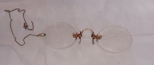 Antique Pince Nez Frameless Reading Spectacles