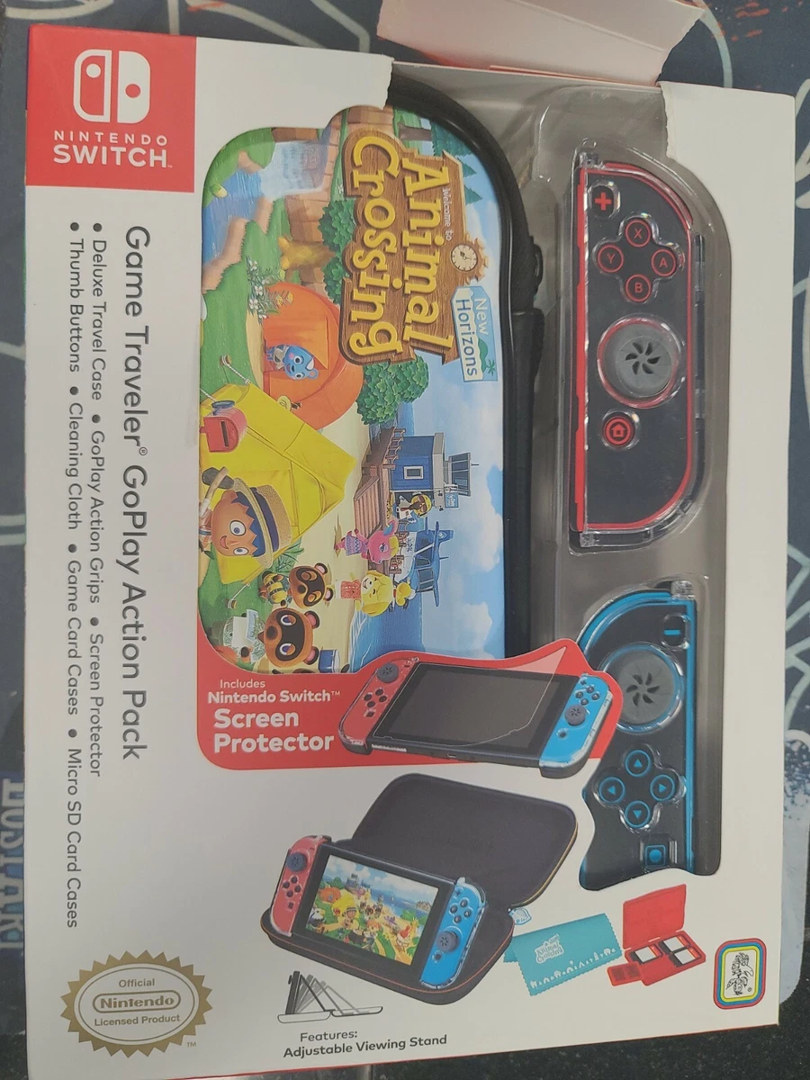 Animal Crossing New Horizons ACNH Nintendo Switch Lite Case Action