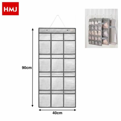 Organizer Da Appendere Per Porta - 2 Pezzi, 125x55cm, 10 Tasche In Rete, Per Camera E Bagno - Foto 12